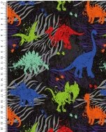 French Terry Digital Toff Colourful Animals 5799