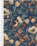 Alpen Fleece Digital Romantic Flower 6135