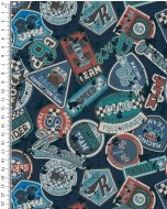 Sweat Brushed digital Racing Badge 5908