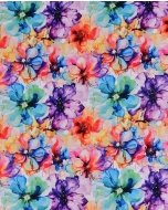 Jersey Digital Watercolor Flower 5927