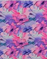 Bamboo Jersey Digital Colourful Flowers 5954