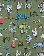 Poplin Graffiti 90027