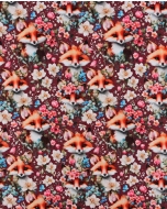 Jersey Digital Floral Fox 6156