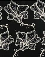 Jeans Embroidery Flower 6233