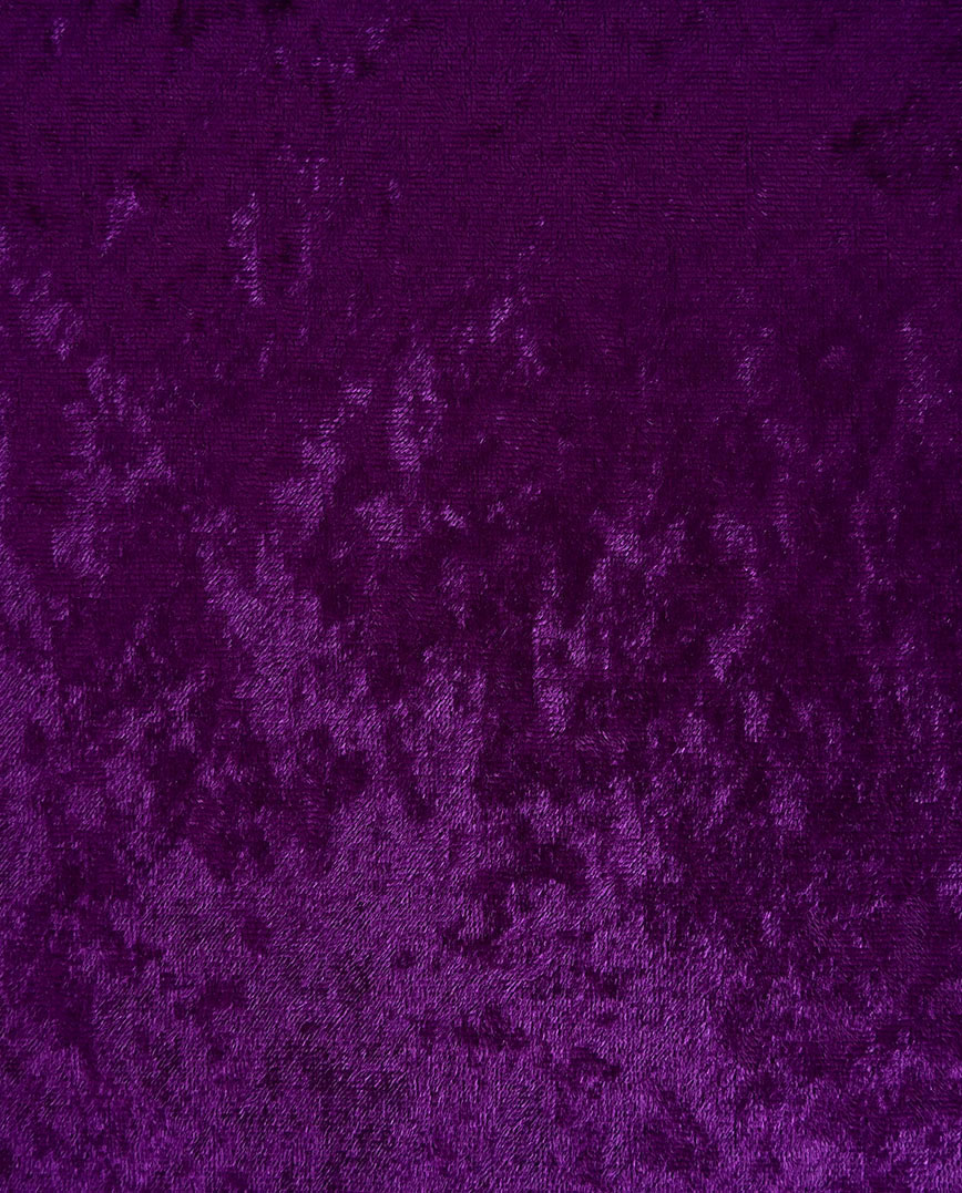 Shiny crushed velvet fabric