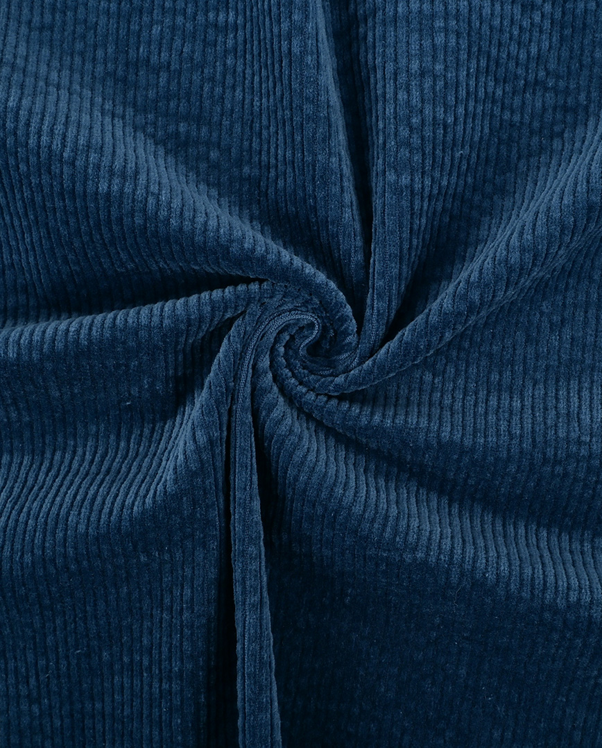 Corduroy fabric with vertical ribs