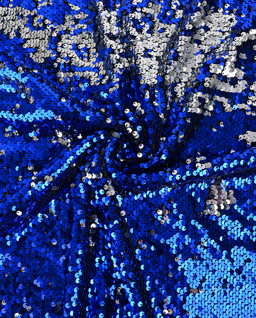 Sequin fabric with shiny sequins