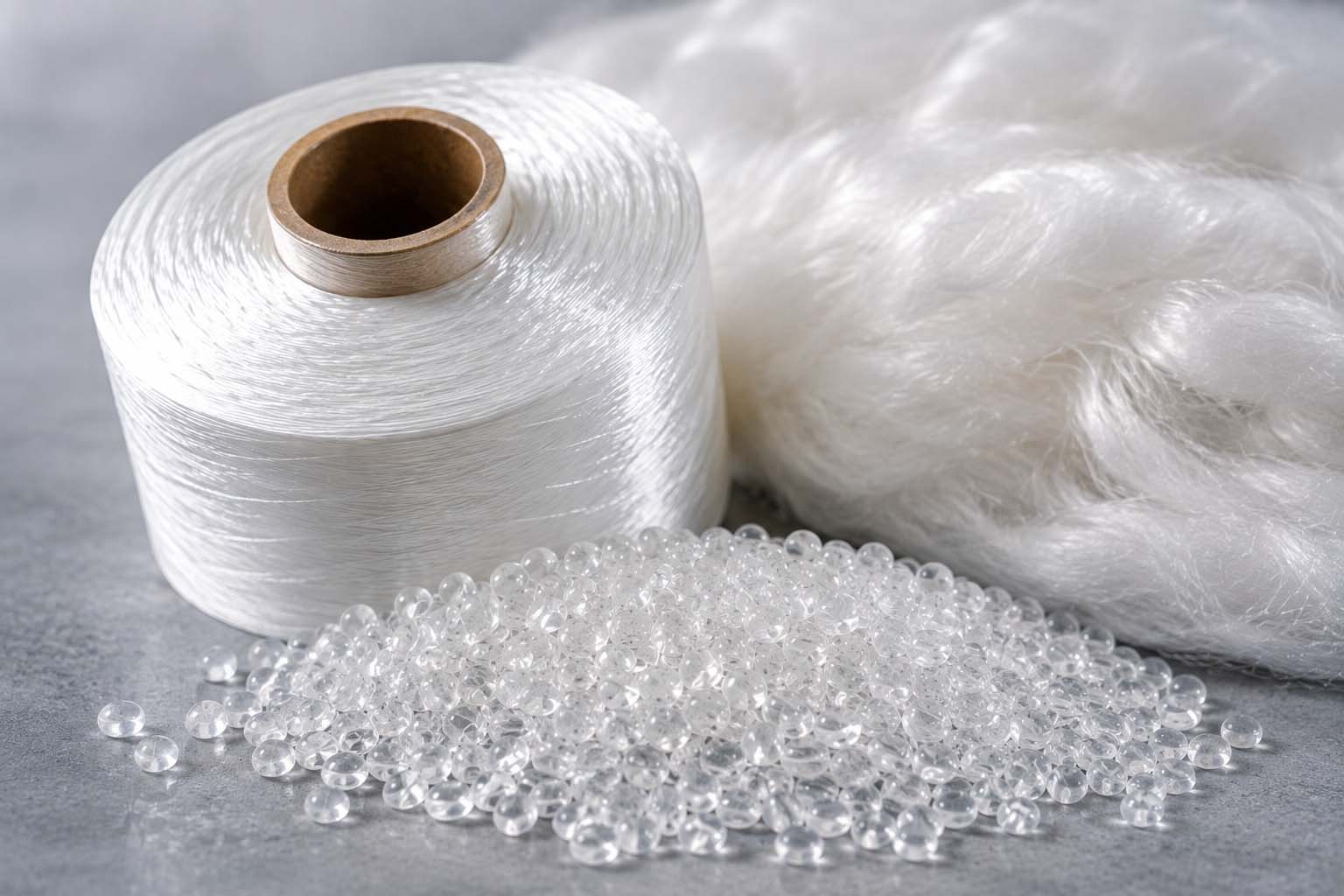 Polyester fibre and polyester fabric