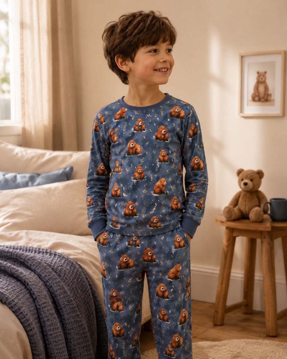 Pyjamas made from soft comfortable fabric