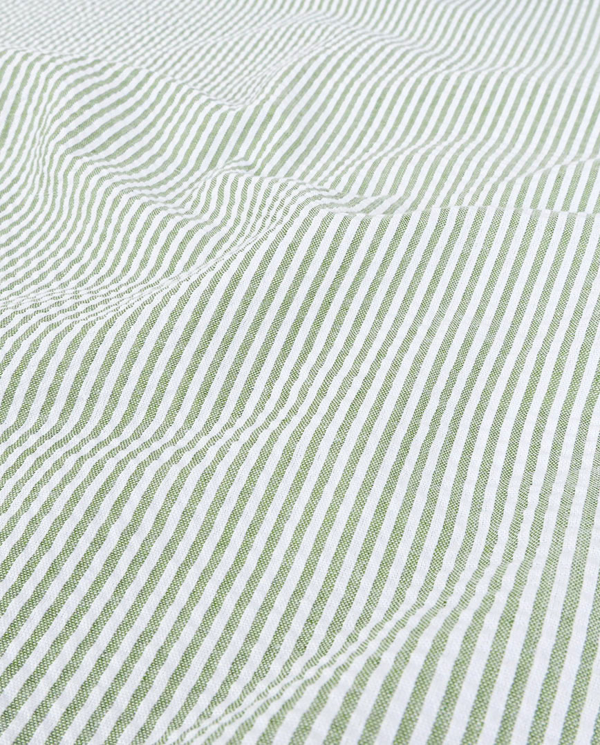 Seersucker fabric with a puckered texture