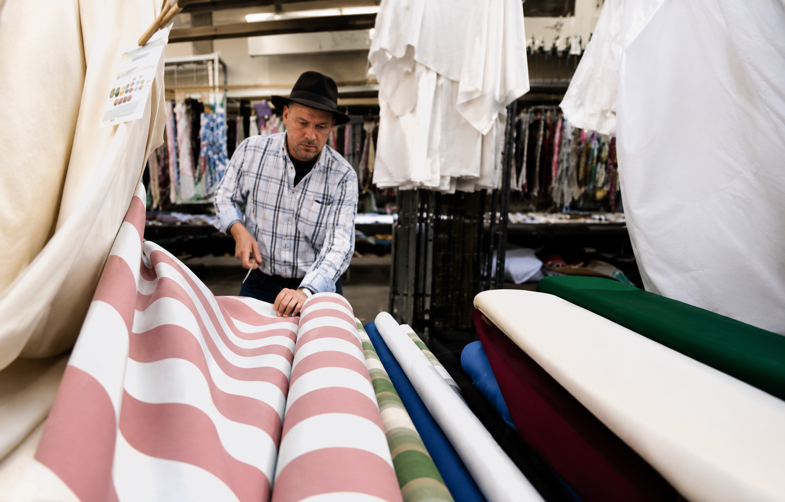 Mutsaers Textiles warehouse
