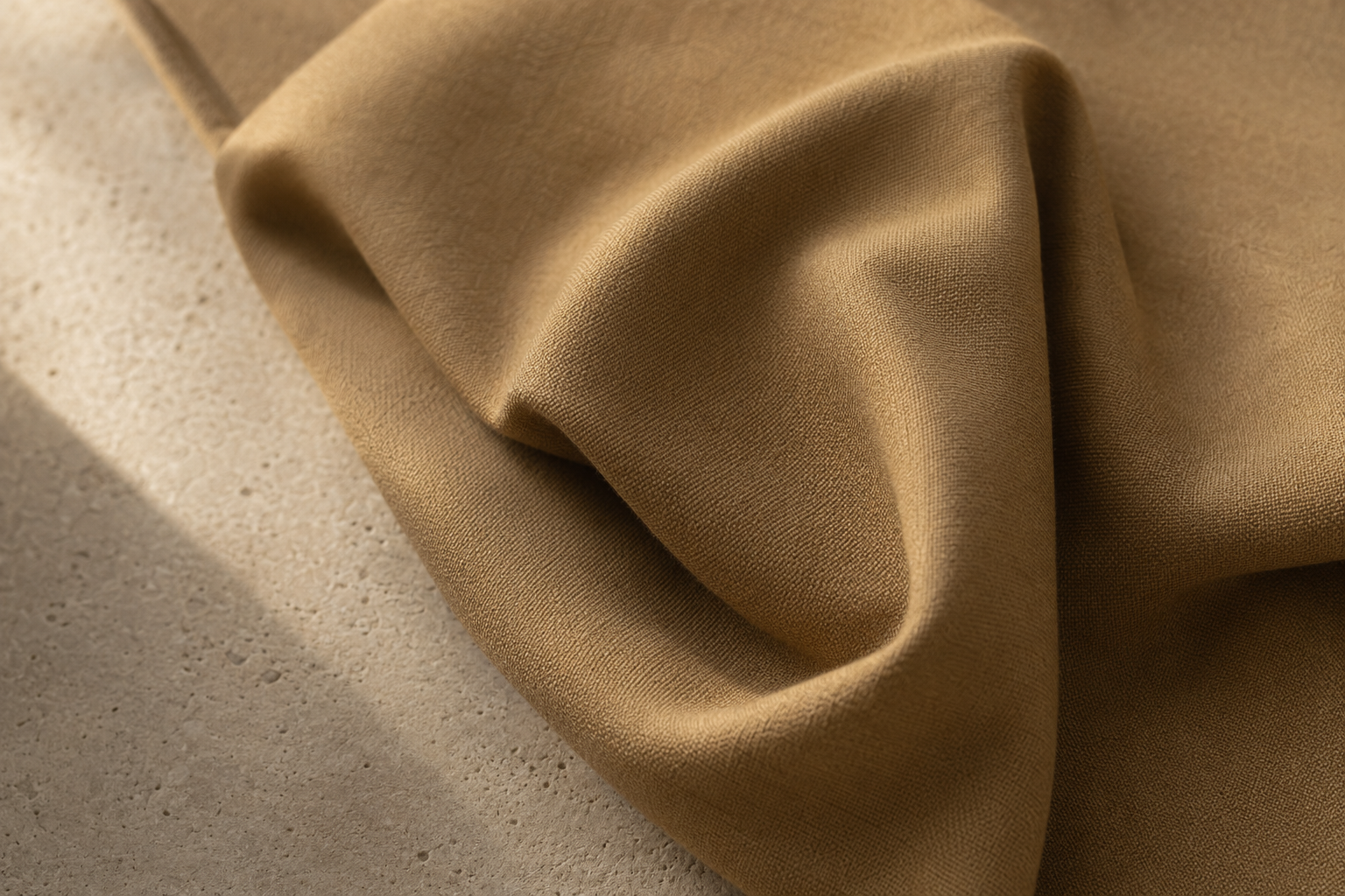 Soft wool touch fabric with a warm wool-like appearance