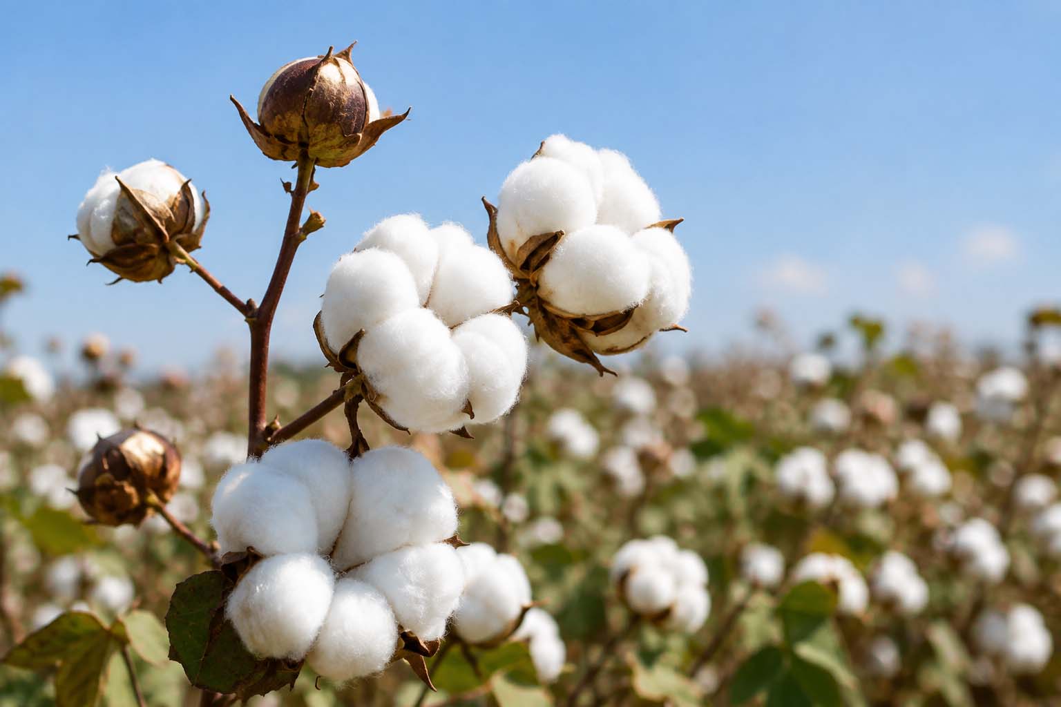 Cotton fibre and cotton fabric